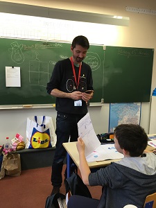 Atelier avec Wauter Mannaert à l'école Paul Bert